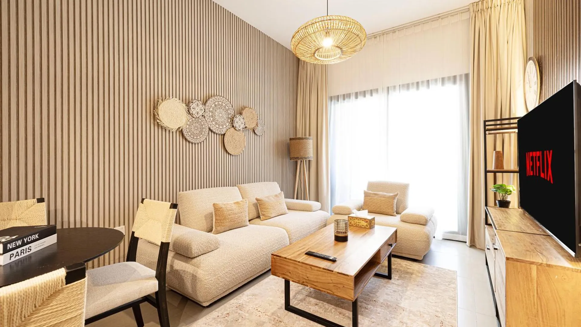 1Bhk Poolview Apartment With Balcony - Timber Retreat Sharjah