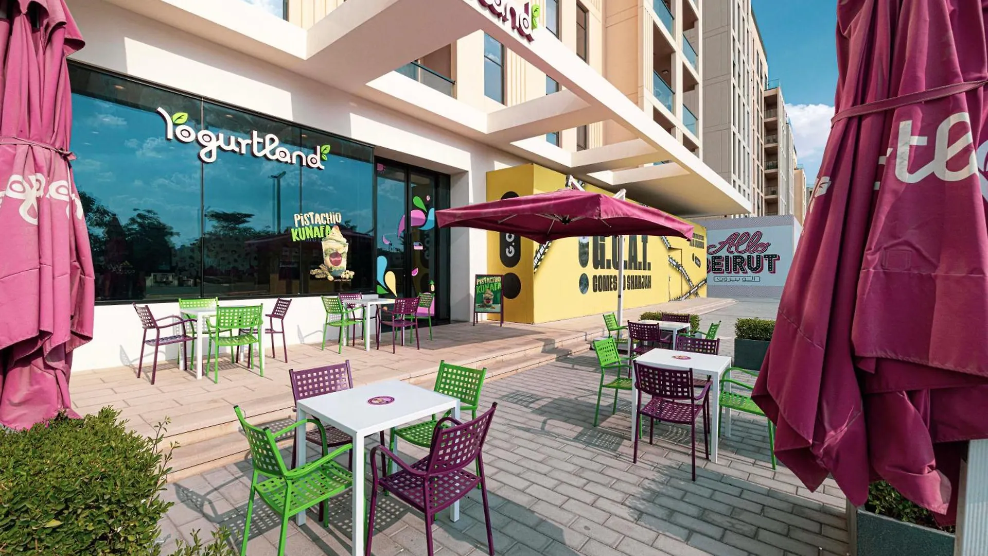 1Bhk Poolview Apartment With Balcony - Timber Retreat Sharjah